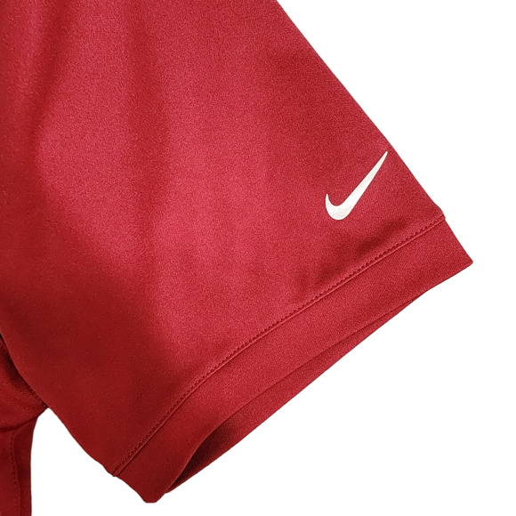 Nike‎ Golf Polo Dri Fit Iowa State Cyclone Fanatic Short Sleeve Polo Shirt Large - Picture 3 of 7